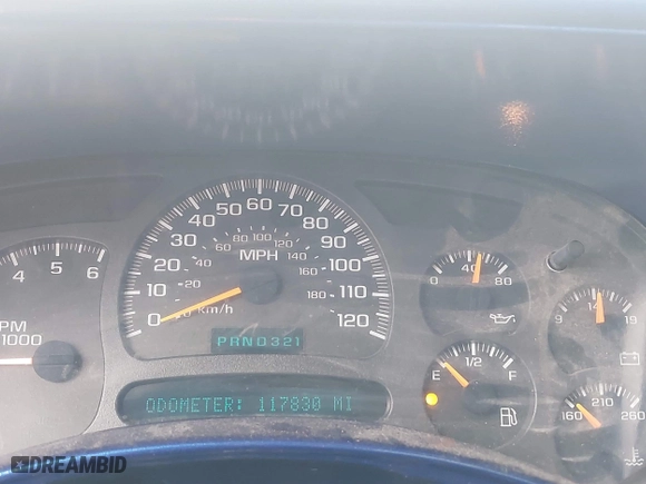 2003 Chevrolet Silverado 1500 LS with VIN 2GCEC19T031299689, listed as a IAAI auction lot 41575142 with 117,830 mi miles. Bid and sale history available at carsss.com. Image 15.