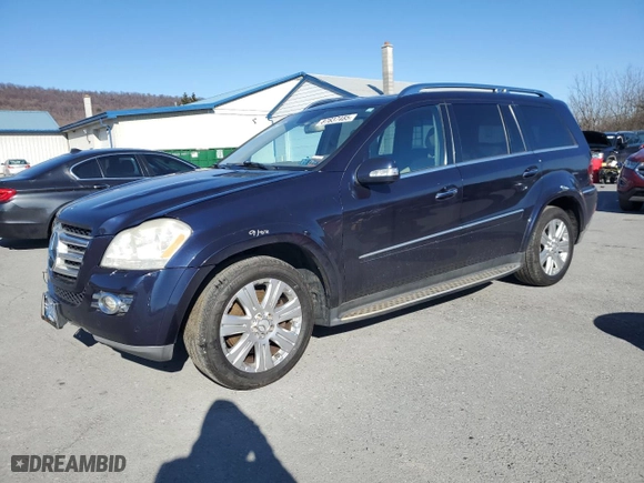 2008 Mercedes-Benz GL-Class 5.5L with VIN 4JGBF86E18A377124, listed as a Copart auction lot 87837485 with 194,570 mi miles and Salvage Title. Bid and sale history available at carsss.com. Image 1.