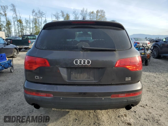 2007 Audi Q7 Premium with VIN WA1BY74L27D063242, listed as a Copart auction lot 53144805 with 139,598 mi miles and Clean Title. Bid and sale history available at carsss.com. Image 6.