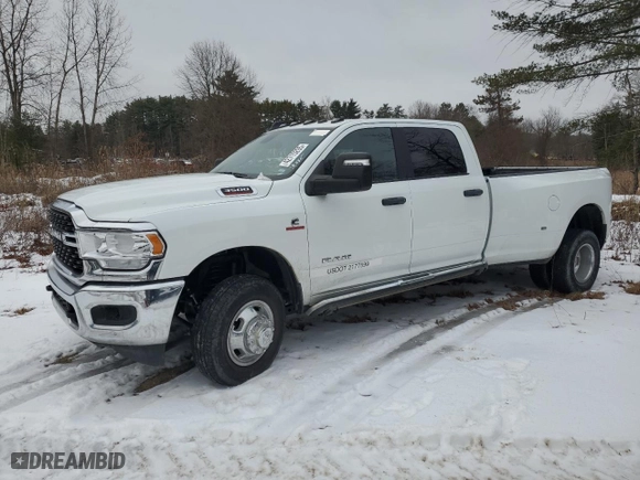 2024 Ram 3500 Big Horn with VIN 3C63RRHL1RG241216, listed as a Copart auction lot 42715295 with 18,030 mi miles and Salvage Title. Bid and sale history available at carsss.com. Image 1.