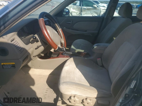 2004 Hyundai Sonata GLS with VIN KMHWF35H74A041603, listed as a Copart auction lot 76204444 with 164,606 mi miles and Clean Title. Bid and sale history available at carsss.com. Image 7.