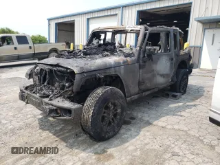 2016 Jeep Wrangler Unlimited 75th Anniversary with VIN 1C4BJWEG3GL302549, listed as a Copart auction lot 59426635 with Not provided miles and Salvage title. Bid and sale history available at DreamBid. Image 1.