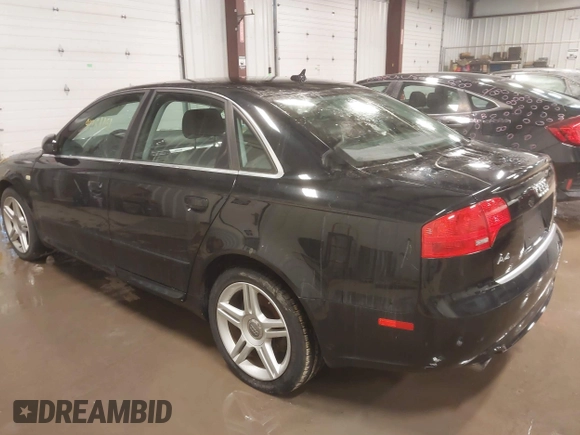 2008 Audi A4 2.0T with VIN WAUDF78E18A032709, listed as a IAAI auction lot 41281161 with 151,764 mi miles. Bid and sale history available at carsss.com. Image 3.