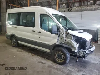 2017 Ford Transit XL with VIN 1FMZK1CM5HKB17834, listed as a Copart auction lot 63001115 with 69,665 mi miles and Salvage title. Bid and sale history available at DreamBid. Image 4.