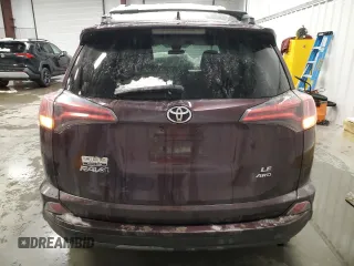 2017 Toyota RAV4 LE with VIN 2T3BFREV3HW539817, listed as a Copart auction lot 83482524 with 97,281 mi miles and Salvage Title. Bid and sale history available at carsss.com. Image 6.