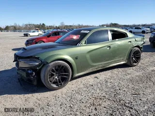 2022 Dodge Charger SRT Hellcat Redeye Widebody Jailbreak with VIN 2C3CDXL94NH237098, listed as a Copart auction lot 43081205 with 9,768 mi miles and Salvage Title. Bid and sale history available at carsss.com. Image 1.
