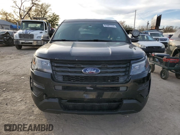 2016 Ford Utility Police Interceptor with VIN 1FM5K8AR4GGD31852, listed as a Copart auction lot 81687774 with 89,612 mi miles and Salvage Title. Bid and sale history available at carsss.com. Image 5.