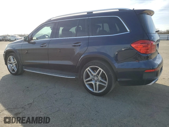 2013 Mercedes-Benz GL-Class GL 550 with VIN 4JGDF7DE5DA165391, listed as a Copart auction lot 42755515 with 153,241 mi miles and Salvage Title. Bid and sale history available at carsss.com. Image 2.