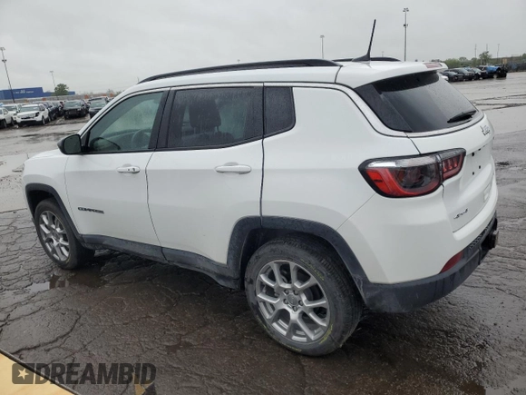 2022 Jeep Compass Latitude Lux с VIN 3C4NJDFB1NT153046, выставлен на аукционе Copart как лот 58092595 с пробегом 23 747 миль миль и Списание • Salvage title. История ставок и продаж доступна на DreamBid. Изображение 2.