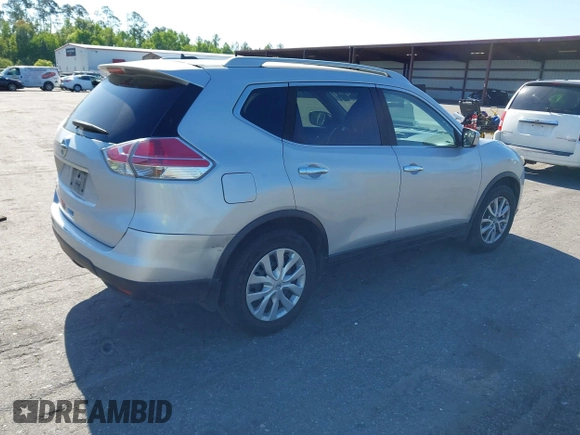 2016 Nissan Rogue S with VIN 5N1AT2MNXGC798895, listed as a IAAI auction lot 42012693 with 175,349 mi miles and . Bid and sale history available at DreamBid. Image 4.