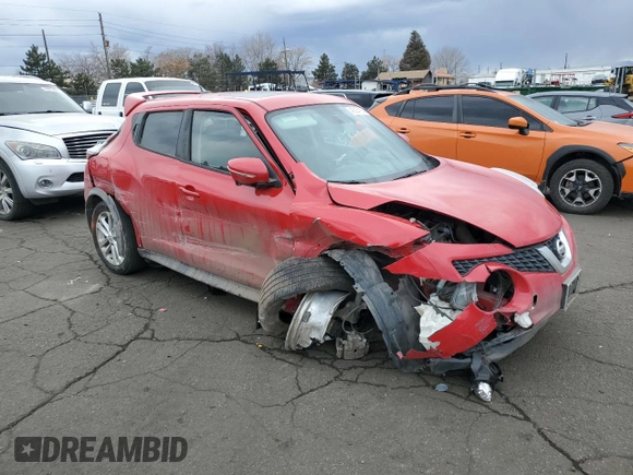 2015 Nissan Juke SL z VIN JN8AF5MV4FT552408, wystawiony jako Copart lot #45584165 z przebiegiem 90 289 mil mil oraz Szkody całkowita. Historia ofert i sprzedaży dostępna na DreamBid. Obrazek 4.