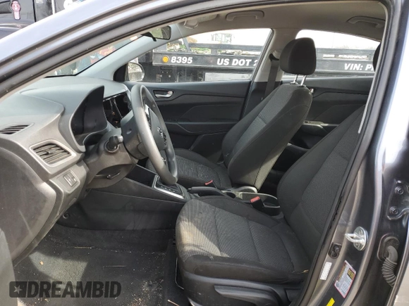 2020 Hyundai Accent SE with VIN 3KPC24A64LE107081, listed as a Copart auction lot 44814583 with 0 mi miles. Bid and sale history available at carsss.com. Image 7.