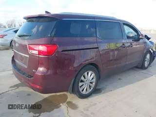 2018 Kia Sedona EX with VIN KNDMC5C14J6379626, listed as a IAAI auction lot 41774979 with 58,710 mi miles. Bid and sale history available at carsss.com. Image 4.