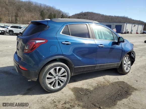2019 Buick Encore Preferred with VIN KL4CJESB0KB837502, listed as a Copart auction lot 49751205 with 124,292 mi miles and Salvage Title. Bid and sale history available at carsss.com. Image 3.
