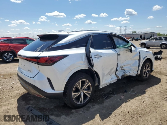 2024 Lexus RX 350 z VIN 2T2BAMBA9RC043964, wystawiony jako Copart lot #58202315 z przebiegiem 7 868 mil mil oraz Szkoda całkowita • Salvage title. Historia ofert i sprzedaży dostępna na DreamBid. Obrazek 3.