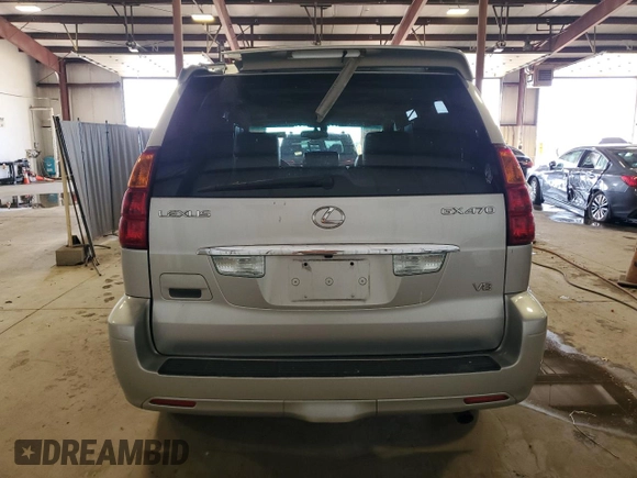 2004 Lexus GX with VIN JTJBT20X540052901, listed as a Copart auction lot 53632565 with 204,236 mi miles and Salvage Title. Bid and sale history available at carsss.com. Image 6.