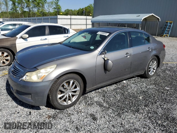 2008 Infiniti G35 Sedan Journey with VIN JNKBV61E88M203423, listed as a Copart auction lot 51898895 with 162,660 mi miles and Salvage Title. Bid and sale history available at carsss.com. Image 1.
