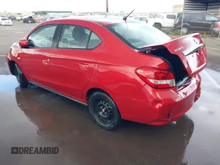 2019 Mitsubishi Mirage ES z VIN ML32F3FJXKHF15235, wystawiony jako IAAI lot #41590832 z przebiegiem 46 193 mil mil oraz . Historia ofert i sprzedaży dostępna na DreamBid. Obrazek 3.