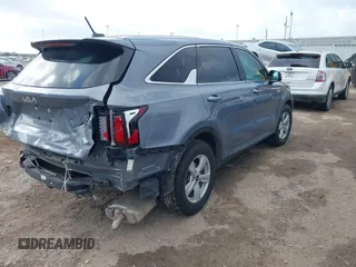2023 Kia Sorento LX with VIN 5XYRG4LC3PG200519, listed as a IAAI auction lot 42500270 with 48,376 mi miles and . Bid and sale history available at DreamBid. Image 4.