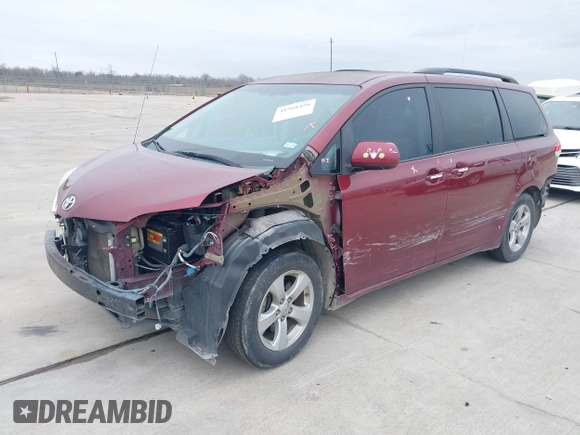 2014 Toyota Sienna LE AAS with VIN 5TDKK3DC6ES487962, listed as a IAAI auction lot 41568458 with 164,043 mi miles. Bid and sale history available at carsss.com. Image 17.