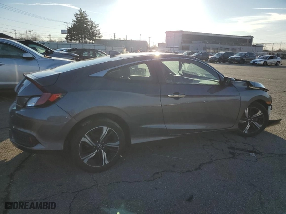 2017 Honda Civic Coupe Touring with VIN 2HGFC3B99HH351805, listed as a Copart auction lot 85308974 with 87,250 mi miles and Salvage Title. Bid and sale history available at carsss.com. Image 3.