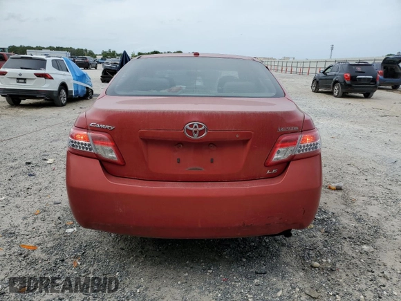 2011 Toyota Camry LE with VIN 4T1BF3EK3BU658678, listed as a Copart auction lot 54002245 with 110,977 mi miles and Salvage Title. Bid and sale history available at carsss.com. Image 6.