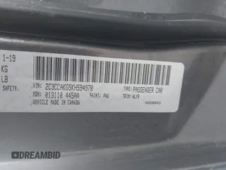 2019 Chrysler 300 Limited with VIN 2C3CCAKG5KH594978, listed as a IAAI auction lot 41261006 with 184,890 mi miles. Bid and sale history available at carsss.com. Image 9.