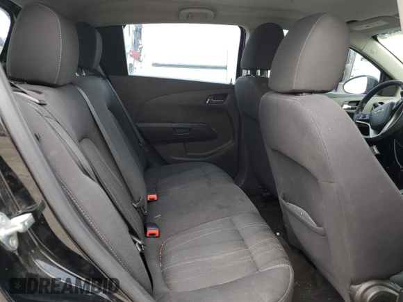 2012 Chevrolet Sonic LT with VIN 1G1JC6SB7C4200604, listed as a Copart auction lot 52843945 with 101,039 mi miles and Salvage Title. Bid and sale history available at carsss.com. Image 11.