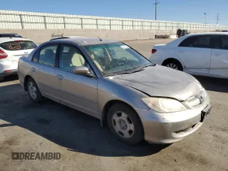 2005 Honda Civic with VIN JHMES96615S012992, listed as a Copart auction lot 50015585 with Not Provided miles and Clean Title. Bid and sale history available at DreamBid. Image 4.