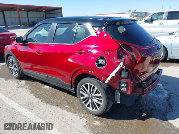 2021 Nissan Kicks SV with VIN 3N1CP5CV1ML535573, listed as a IAAI auction lot 41829377 with 48,430 mi miles. Bid and sale history available at carsss.com. Image 3.