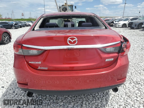 2014 Mazda 6 i Sport with VIN JM1GJ1U68E1157311, listed as a Copart auction lot 50371425 with 211,057 mi miles and Salvage Title. Bid and sale history available at DreamBid. Image 6.