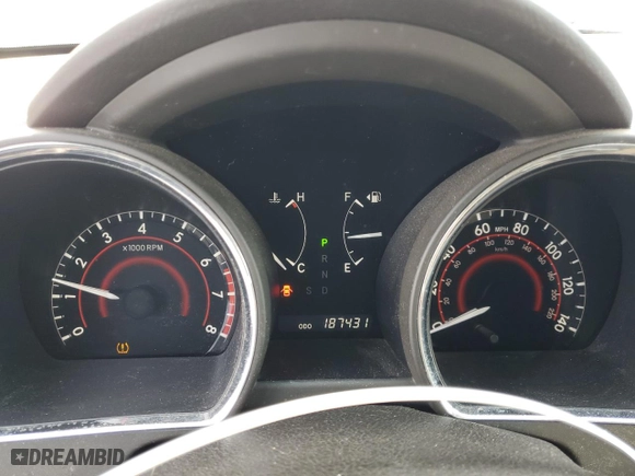 2008 Toyota Highlander with VIN JTEDS41A282014634, listed as a Copart auction lot 48863365 with 187,431 mi miles and Salvage Title. Bid and sale history available at carsss.com. Image 9.