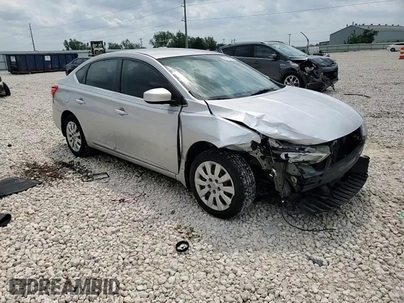 2017 Nissan Sentra S with VIN 3N1AB7AP4HY315617, listed as a Copart auction lot 55106835 with 87,561 mi miles and Salvage Title. Bid and sale history available at DreamBid. Image 14.