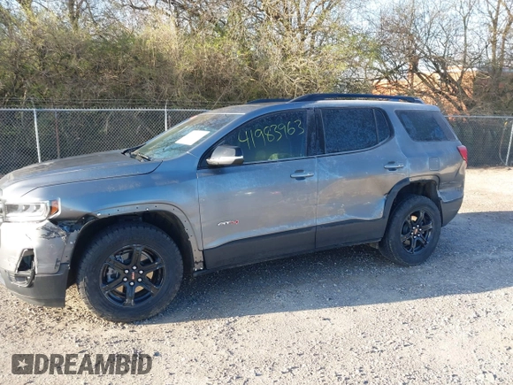 2021 GMC Acadia AT4 with VIN 1GKKNLLS4MZ166651, listed as a IAAI auction lot 41983963 with 44,727 mi miles and . Bid and sale history available at carsss.com. Image 6.