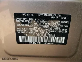 2016 Subaru Forester 2.5i Limited with VIN JF2SJAHC8GH531079, listed as a Copart auction lot 46889865 with 61,667 mi miles and Salvage Title. Bid and sale history available at carsss.com. Image 13.