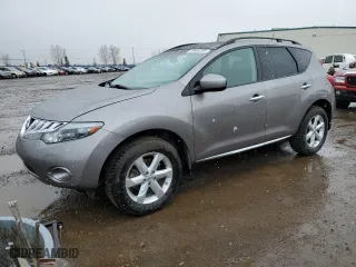 2009 Nissan Murano SL with VIN JN8AZ18W39W146206, listed as a Copart auction lot 53660205 with 242,610 mi miles and Salvage Title. Bid and sale history available at carsss.com. Image 1.