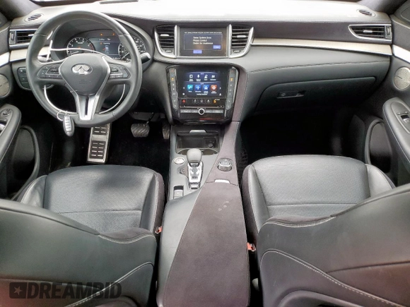 2019 Infiniti QX50 Luxe with VIN 3PCAJ5M11KF139348, listed as a Copart auction lot 62940735 with 36,969 mi miles and Salvage title. Bid and sale history available at DreamBid. Image 8.