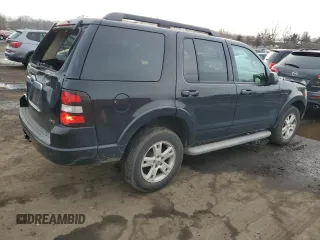 2010 Ford Explorer XLT with VIN 1FMEU7DE6AUA33941, listed as a Copart auction lot 46490885 with 191,004 mi miles and Salvage title. Bid and sale history available at DreamBid. Image 3.