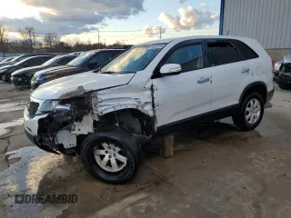 2012 Kia Sorento LX with VIN 5XYKT4A15CG267518, listed as a Copart auction lot 46803705 with 0 mi miles and Non Repairable. Bid and sale history available at carsss.com. Image 1.