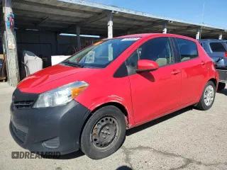 2014 Toyota Yaris L with VIN JTDKTUD32ED596403, listed as a Copart auction lot 49533925 with 185,318 mi miles and Salvage Title. Bid and sale history available at carsss.com. Image 1.