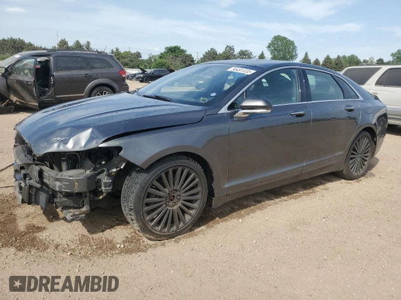 2017 Lincoln MKZ Reserve with VIN 3LN6L5F92HR658835, listed as a Copart auction lot 56491035 with 117,346 mi miles and Salvage title. Bid and sale history available at DreamBid. Image 1.