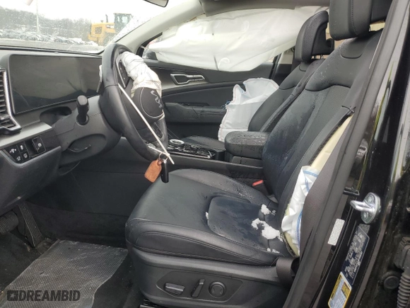 2023 Kia Sportage Hybrid EX with VIN KNDPVCAG4P7056182, listed as a Copart auction lot 45242385 with 33,893 mi miles and Salvage Title. Bid and sale history available at carsss.com. Image 7.