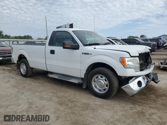 2009 Ford F-150 XL with VIN 1FTPF12V29KC06708, listed as a Copart auction lot 58151755 with 205,682 mi miles and Salvage title. Bid and sale history available at DreamBid. Image 4.