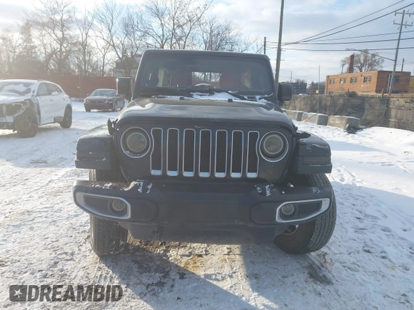 2020 Jeep Wrangler Unlimited Sahara with VIN 1C4HJXEN6LW113725, listed as a IAAI auction lot 41399766 with 87,583 mi miles. Bid and sale history available at carsss.com. Image 13.