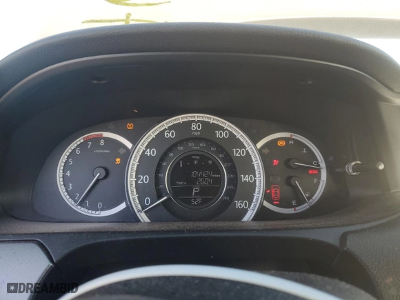 2014 Honda Accord Sedan LX with VIN 1HGCR2F32EA117310, listed as a Copart auction lot 46710675 with 104,424 mi miles and Salvage Title. Bid and sale history available at carsss.com. Image 9.