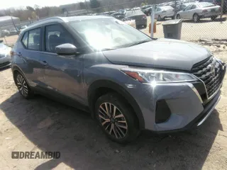 2022 Nissan Kicks SV with VIN 3N1CP5CV1NL503384, listed as a IAAI auction lot 41826171 with 54,355 mi miles. Bid and sale history available at carsss.com. Image 1.