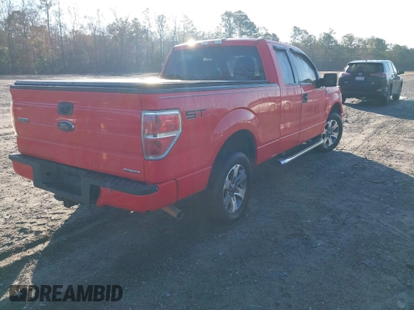 2013 Ford F-150 XL with VIN 1FTEX1CM9DFA85591, listed as a IAAI auction lot 41421995 with 171,903 mi miles. Bid and sale history available at carsss.com. Image 4.