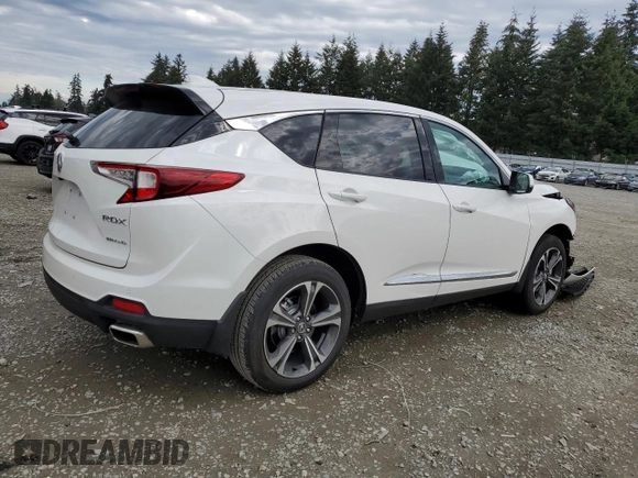 2024 Acura RDX w/Advance Package with VIN 5J8TC2H76RL037343, listed as a Copart auction lot 50786915 with 4,601 mi miles and Salvage Title. Bid and sale history available at carsss.com. Image 3.