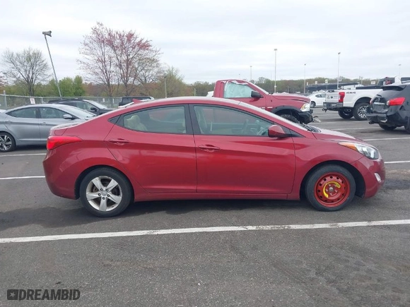 2013 Hyundai Elantra Limited PZEV with VIN 5NPDH4AE8DH193616, listed as a IAAI auction lot 39174523 with 100,681 mi miles. Bid and sale history available at carsss.com. Image 13.