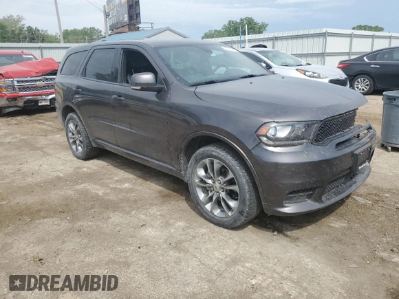 2019 Dodge Durango GT Plus z VIN 1C4RDJDG4KC744761, wystawiony jako Copart lot #53705745 z przebiegiem 149 320 mil mil oraz Szkoda całkowita • Salvage title. Historia ofert i sprzedaży dostępna na DreamBid. Obrazek 4.